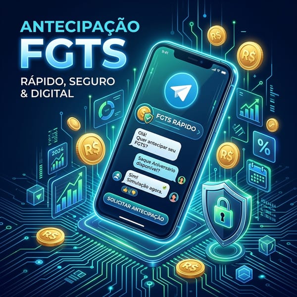 Como Antecipar o Saque-Aniversário do FGTS pelo Telegram: Guia Passo a Passo